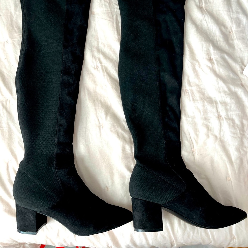 Black over the knee Diba boots